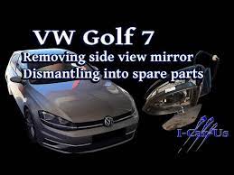 Vw Golf 7 Removing Side View Mirror And