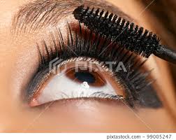 beauty makeup and eye of woman with