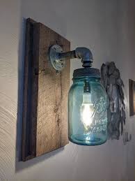 Mason Jar Sconce Set Of Two One Pair