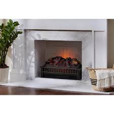 Home Decorators Collection 23 In Electric Fireplace Log Set With Infrared Heat And Remote