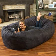 Enjoy free shipping on most stuff, even big stuff. Adult Bean Bag Lounger Chair 8ft Extra Large Oversized Dorm Room Sleeper Sofa For Sale Online Ebay