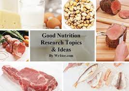 293 good nutrition research topics