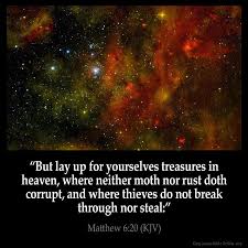 Matthew 6:20 Inspirational Image
