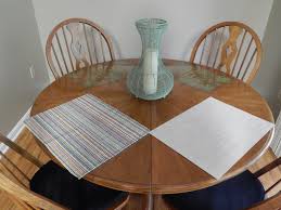 Table Runner And Placemats For Round