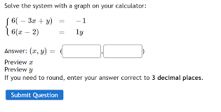 Solve The System Of Linear Equations