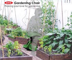 Gardening Chair Offers Mobility For