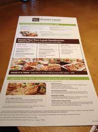 olive garden lunch menu clearance