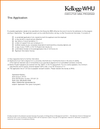    Harvard Business School Cover Letter Sample University In For Mba  Application    Exciting Resume    