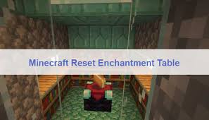 enchantment table in minecraft