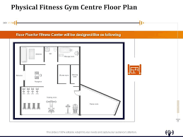 physical fitness gym centre floor plan