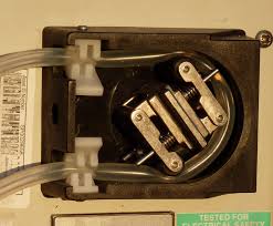 Homemade peristaltic pump intended to raise water by 600mm at the rate of 1l/min. Peristaltic Pump Wikipedia