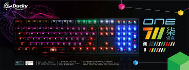Ducky One 711 Multi Led Double Shot Pbt Mechanical Keyboard Cherry Mx Mixed