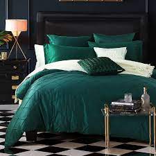 Image Result For Dark Green Bedding