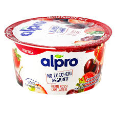 alpro red fruits with dates soy yogurt