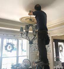 How To Paint A Ceiling Medallion The