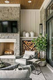 Wood Panel Fireplace Design Ideas