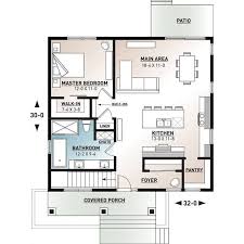 Inverted Living Craftsman House Plan