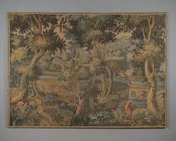 Large Flemish Tapestry Wall Hanging C 1960