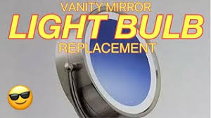 vanity mirror light bulb replacement