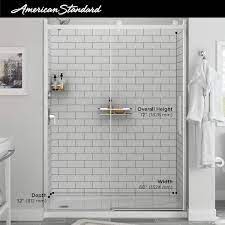 Glue Up Acrylic Alcove Shower Wall Set