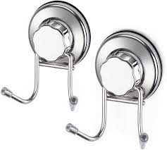 Strong suction cups with hooks. Amazon Com Ipegtop Strong Suction Cup Hooks Damage Free Stainless Steel Hook For Towel Robe Loofah Bags Coat Kitchen Tools And Bathroom Accessories 2 Pack Home Kitchen