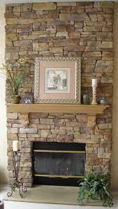 faux stone veneer fireplace fireplace