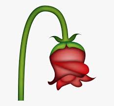 wilting rose emoji meaning hd png