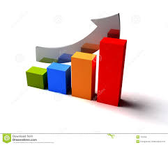Raising Charts Stock Illustration Illustration Of Business