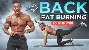 back fat burning workout no equipment