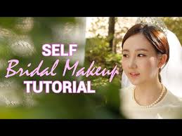 korean wedding makeup self bridal