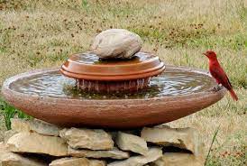 It does not just look great and offers a soft, gentle gurgling solar fountain pump,solar powered bird bath fountain,solar birdbath fountain,smart solar fountain,bird bath fountains solar power,qualife solar water fountain for. 9 Adorable Unique Diy Bird Bath Ideas The Garden Glove Diy Garden Fountains Diy Bird Bath Diy Fountain