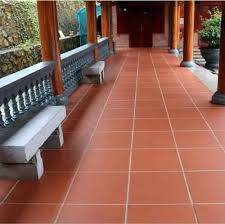 teracotta orange terracotta clay floor