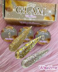 glitter glam ng nails