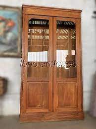 Glass Door Bookshelf Cabinet