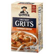 quaker instant grits cheddar cheese flavor