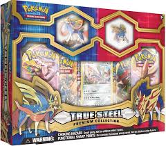 We stock everything you need to build a great pokemon deck or just to collect your favorite cards. Pokemon True Steel Premium Collection Box Zacian Pokemon Sealed Products Pokemon Tins Box Sets Collector S Cache