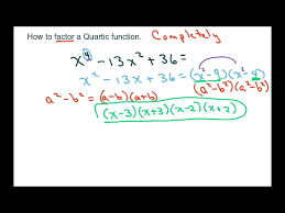 How To Factor A Quartic Function
