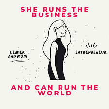 She runs the business and can run the world