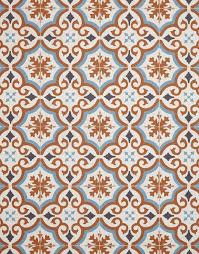 Patterned Tiles Terracotta Mosaic