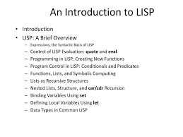 to lisp powerpoint presentation