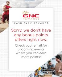 Mygnc Rewards Bonus Points Gnc