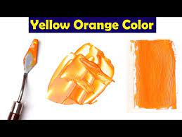 How To Make Yellow Orange Color Mix