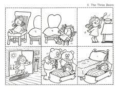 Then they saw the baby bear's chair broken and got angry. Goldilocks And The Three Bears Sequencing Teaching Resources