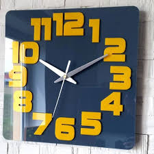 Large Numbers Wall Clock Zeedcor
