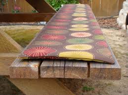 Picnic Bench Seat Cover A Tutorial