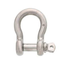 Type 316 Stainless Steel Screw Pin Anchor Shackles