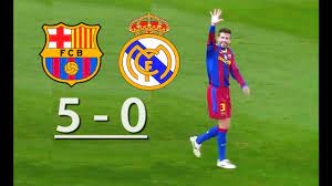 Barcelona vs Real Madrid (5-0) - YouTube