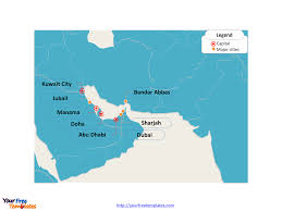 Free Persian Gulf Strait Of Hormuz Map Free Powerpoint