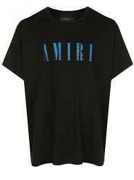 Amiri T Shirt Logo T Shirt Black Tessabit Shop Online