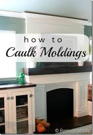 How To Caulk Moldings